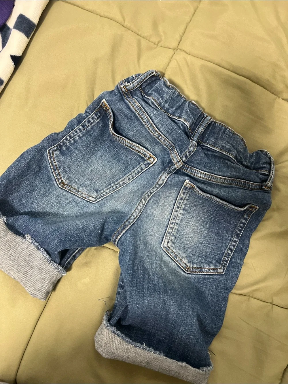 Boys Gap Kids blue denim stretch shorts size 8 / M